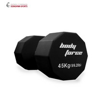바디포스 10각 우레탄 아령 TPU 덤벨 3kg 5kg 10kg 16kg 20kg, 6kg(낱개)