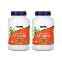 [2통기획] 나우 푸드 서티파이드 오가닉 스피루리나 500mg 500정 Spirulina
