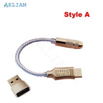 헤드폰앰프 AkLIAM 휴대용 CX31993 USB DAC 32Bit 384KHz HiFi 사운드 카드 유형 C 3.5mm 오디오 디코딩 헤, [01] Style A