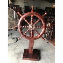 카페 모형 조타기 장식 거실 모빌 방향키 인테리어, 90cm