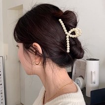 가성비 진주 꼬임 패턴 집게핀