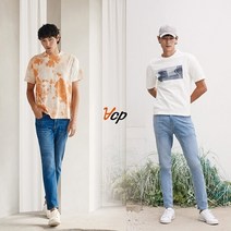 [쇼핑엔티] 23SS 최신상 ACP 남성 썸머 아이스 데님 2종, 34