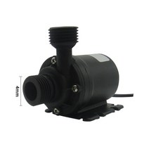 펌프 미니 브러시리스 모터 수중 워터 냉각 시스템 분수 히터용 휴대용 800L/H DC12V 24V 정원 5.5M, [03] 12v 5m