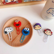 캐릭터 북클립 북다트 책갈피 독서용 플래그 페이지 앵커, 쿠키몬스터
