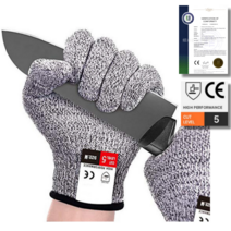 손 베임 다용도 자상방지 안전 장갑 한 켤레, 5개