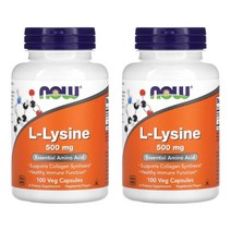 나우푸드 엘라이신 L-리신 500mg 캡슐 250개입 [2통] L-Lysine, 1개
