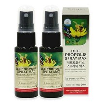 오리진 뉴질랜드 비프로폴리스 스프레이 맥스 30ml 2병 플라보노이드 면역 구강 항균, 30ml 2개