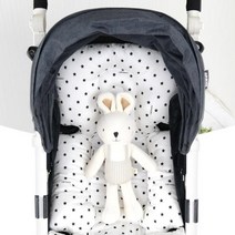 유모차 이너 시트 순면 100% 4가지 종류 신생아 카시트 라이너 휴대용 패드 매트 시트, 핑크 gom