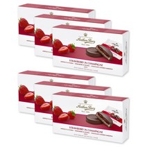 안톤버그 딸기파이 샴페인 초콜릿 고급 수입 맛있는 간식 선물세트 선물용 답례품 디저트 7.76g(220oz)x6