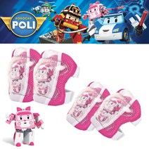 로보카폴리 엠버 자전거 보호대 여아 3-7세 안전장비