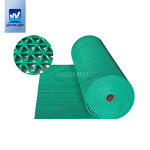 C타입 미끄럼방지매트 맘보매트 웨이브매트 롤고무매트 1.2Mx6M 두께 9mm, 03_녹색(9mm)