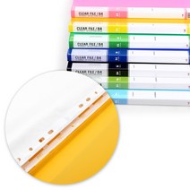 B4 클리어화일 내지20매, 연두색