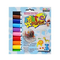 [핫템] DIY 가방 모자 티셔츠 그림 그리기 패브릭 마카 10색_9230122999EA, 본상품선택, 본상품선택