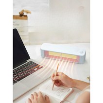 키보드 히터 겨울 보온용 난방기 저소음 공부 작업실, 핑크