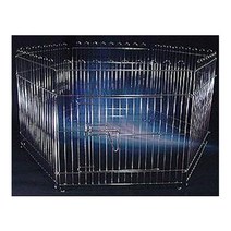 접이식 애견 운동장펜스 크롬울타리 중형 애견팬스 보호울타리 강아지울타리 간편