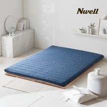 [특가 쿠폰] 느웰 천연라텍스 토퍼 매트리스 가든 (7.5cm/K)