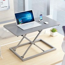 스탠딩 책상 접이식 리프팅 스탠워크 높이조절 서서공부하는 서서일하기, 03.실버 - 4단