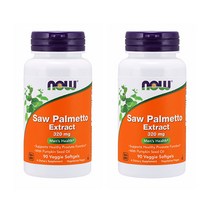 나우푸드 쏘팔메토 추출물 320mg 90정 2개 6개월분 호박씨오일