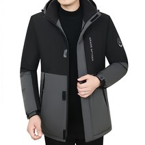 Cold Fly 중장년 남성 겨울 두꺼운 방풍 보온 방한 패딩 점퍼