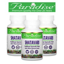 (2+1) 파라다이스허브 샤타바리 뿌리 추출물 Shatavari 사포닌 아유르베다 허브 60 베지캡슐 3팩