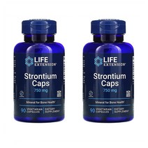 라이프익스텐션 스트론튬 캡 250 Mg Life Extension Strontium Caps 90정 2개