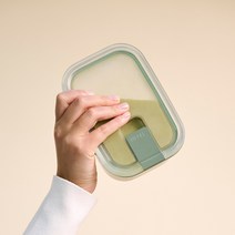 네덜란드 메팔 이지클립 PP밀폐용기 5종 택1 냉동밥보관 냉장고 수납정리, 노르딕 화이트 450ml, 1개