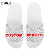 Noisydesigns 사용자 정의 로고 이미지 텍스트 사진 여성 슬리퍼 캐주얼 여름 홈 플립 플롭 Personilazed Shoe Dropshipping