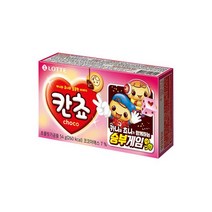 롯데 인간사료 스낵바 탕비실 어린이간식 칸쵸 54g 6개 사무실다과 홈파티, 4개