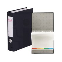 문화산업 웹자료집 클리어 화일 파일 흑색 A4 B971-7 100P