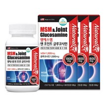 네추럴라이즈 관절연골건강 엠에스엠 앤 조인트 글루코사민 1800mg x 60정, 3박스