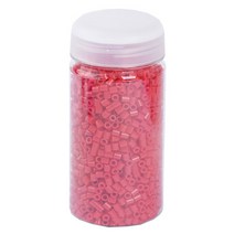 컬러비즈5mm2300개 도안증정, 06_005 빨강색/싱글비즈/5mm/2300개, 2300개