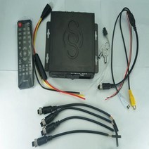 블랙박스 룸미러 1080P 저렴 한 새로운 도착 4 채널 SD 자동차 dvr 비디오 레코더 교육 운전 자동 등록 4CH 모바일 DVR MDVR, With 4 naked cable