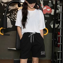 순이들 여성 월계수 자수 면 반바지