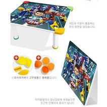 5살 아들책상 헬로카봇 접이식 공부테이블 거실좌식탁자 원룸테이블