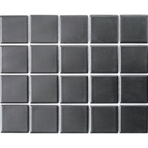 자기질 모자이크타일 60x60 M890C 무광블랙
