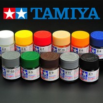 타미야 아크릴 도료 모음 TAMIYA 프라모델 건담도색 건프라 밀리터리, 아크릴 X-25 클리어그린