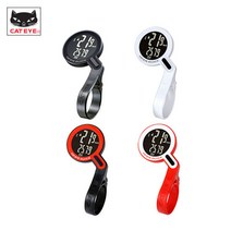 캣아이 원형 무선속도계 퀴크 CC-RS100W, 레드화이트