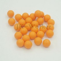 서바이벌 페인트볼 050 quotReball 고무 공 200pc가방 단단한 자연 연약한, Orange-200pcs