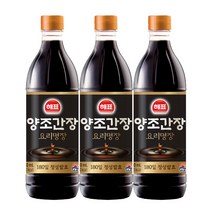 해표 요리명장 양조간장 500ml, 3개