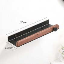 히노끼욕조 이동욕조 편백나무반식욕기 우드 매트 블랙 욕실 코너 선반 주방 벽 선반 샤워 목욕 샴푸 수납, 01 Black 20cm