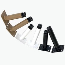 리폼플러스 25파이 원통조절다리 가구다리 상다리 12cm 15cm 테이블 책상 철제 철재 DIY가구, YS 25파이 원통조절다리 150mm, 화이트(1개)