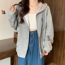 ANYOU 남녀공용 후드티 집업 맨투맨 재킷 후드집업성가을 겨울 기모 두꺼운