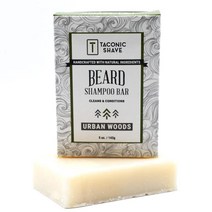 Taconic Shave Beard Shampoo Bar 5 Oz. - 100 NaturalHandcrafted Urban Woods Scent 573112