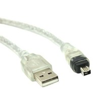 USB 남성 FIREWIRE IEEE 1394 4 핀 ILINK 어댑터 코드 케이블 소니 DCR-TRV75E DV 카메라 100CM, 120cm