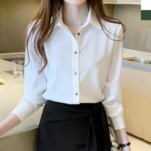 직장인 출근룩 세미 정장 긴팔 블라우스 러블리패션 데이트룩 데일리룩 대학생 여름셔츠 여친룩