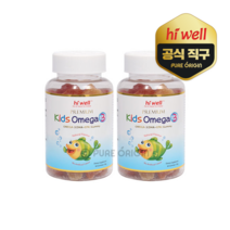 하이웰 뉴질랜드 키즈 오메가3 60구미 어린이 유아 영양제 젤리 구미 EPA DHA, 2개