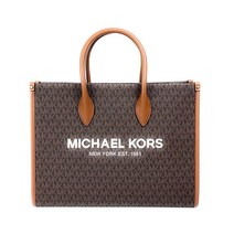 Michael Kors Mirella 미디엄 토트백 블랙/화이트 멀티