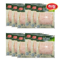 판매자 햇살누리 상품 하림 밥싸먹는 닭가슴살 슬라이스햄 43g x 12개, 1세트