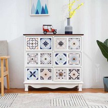 복도 현관 서랍장 프로방스 우드 수납장 인테리어, D