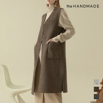 [더핸드메이드] 리버서블 체크 베스트